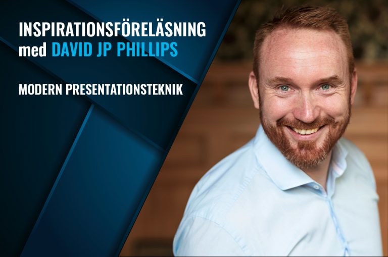 EGN Inspiration bjuder in till kostnadsfri föreläsning med David JP Phillips om Modern Presentationsteknik.