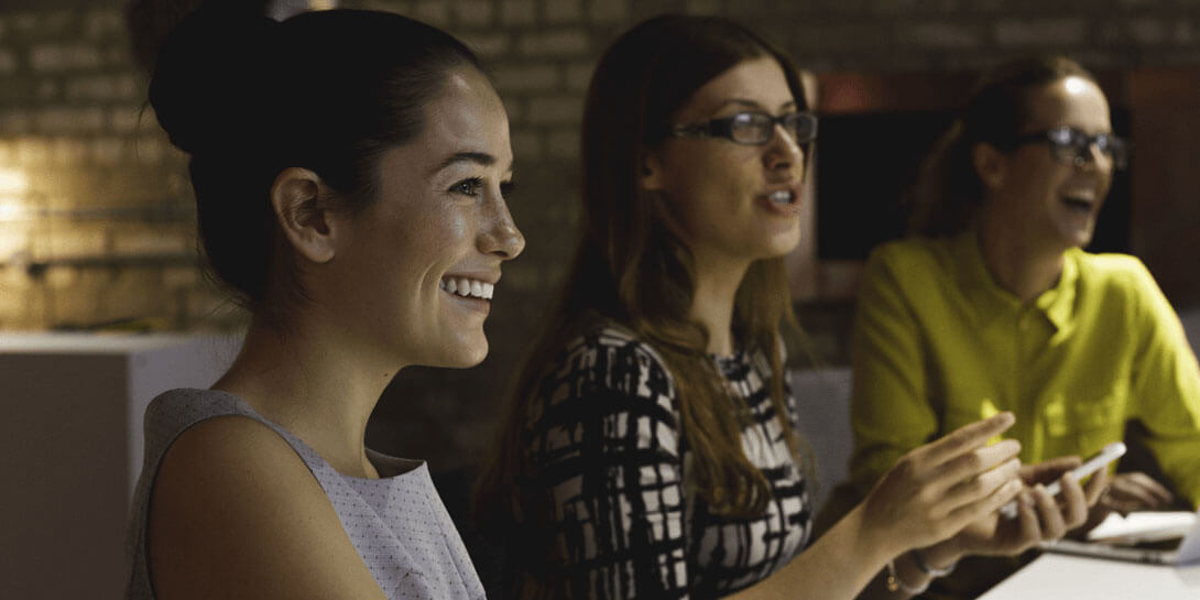 Kvinder samlet til netværksmøde